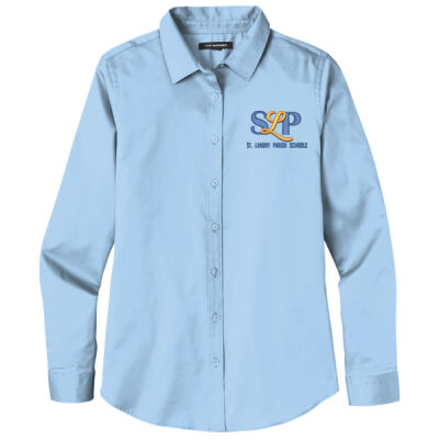 Adult jacket - Ladies Long Sleeve SuperPro React Twill Shirt Thumbnail