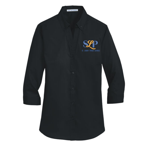 Adult jacket - Ladies 3/4 Sleeve SuperPro Twill Shirt Thumbnail