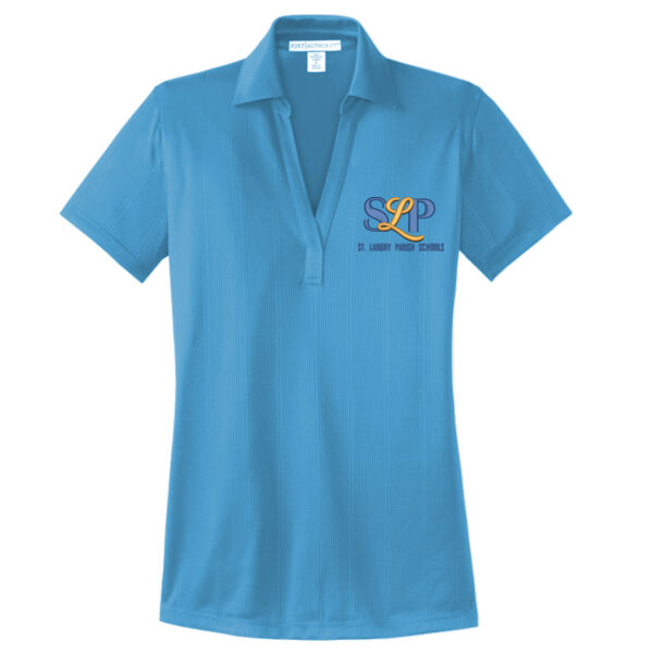 Adult jacket - Ladies Performance Fine Jacquard Polo Thumbnail