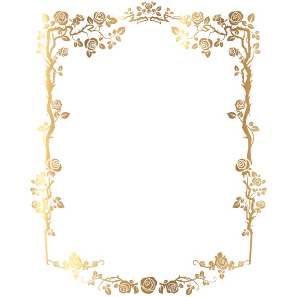 Gold Rose Frame Thumbnail