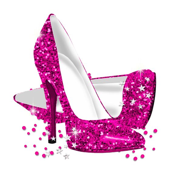Pink Jeweled Heel Thumbnail