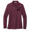 Ladies Silk Touch Long Sleeve Polo Thumbnail