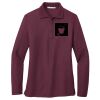 Ladies Silk Touch Long Sleeve Polo Thumbnail