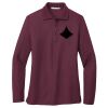 Ladies Silk Touch Long Sleeve Polo Thumbnail