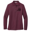 Ladies Silk Touch Long Sleeve Polo Thumbnail