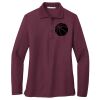 Ladies Silk Touch Long Sleeve Polo Thumbnail