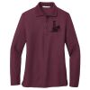 Ladies Silk Touch Long Sleeve Polo Thumbnail