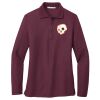 Ladies Silk Touch Long Sleeve Polo Thumbnail