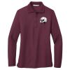 Ladies Silk Touch Long Sleeve Polo Thumbnail