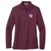 Ladies Silk Touch Long Sleeve Polo Thumbnail
